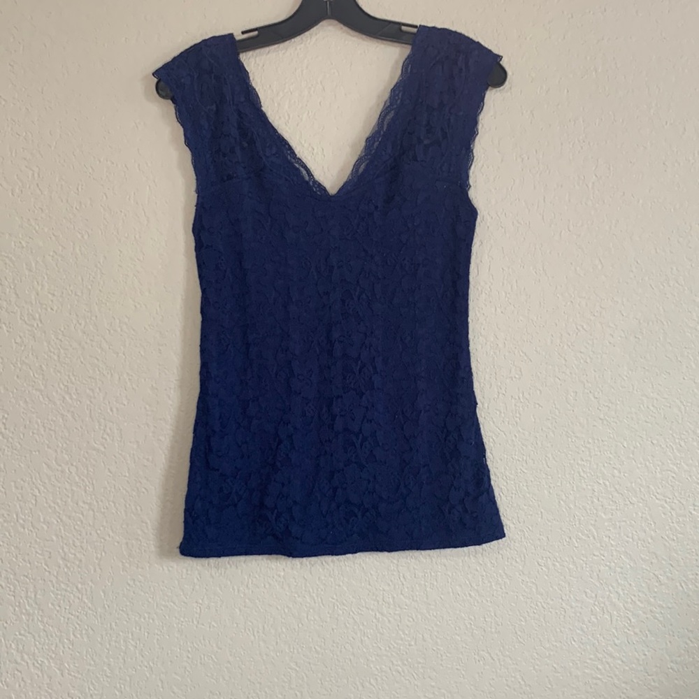 Express navy top